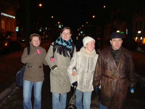 Natasha, Anna, Olga & Mike 