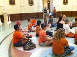Orange Shirt Meditation